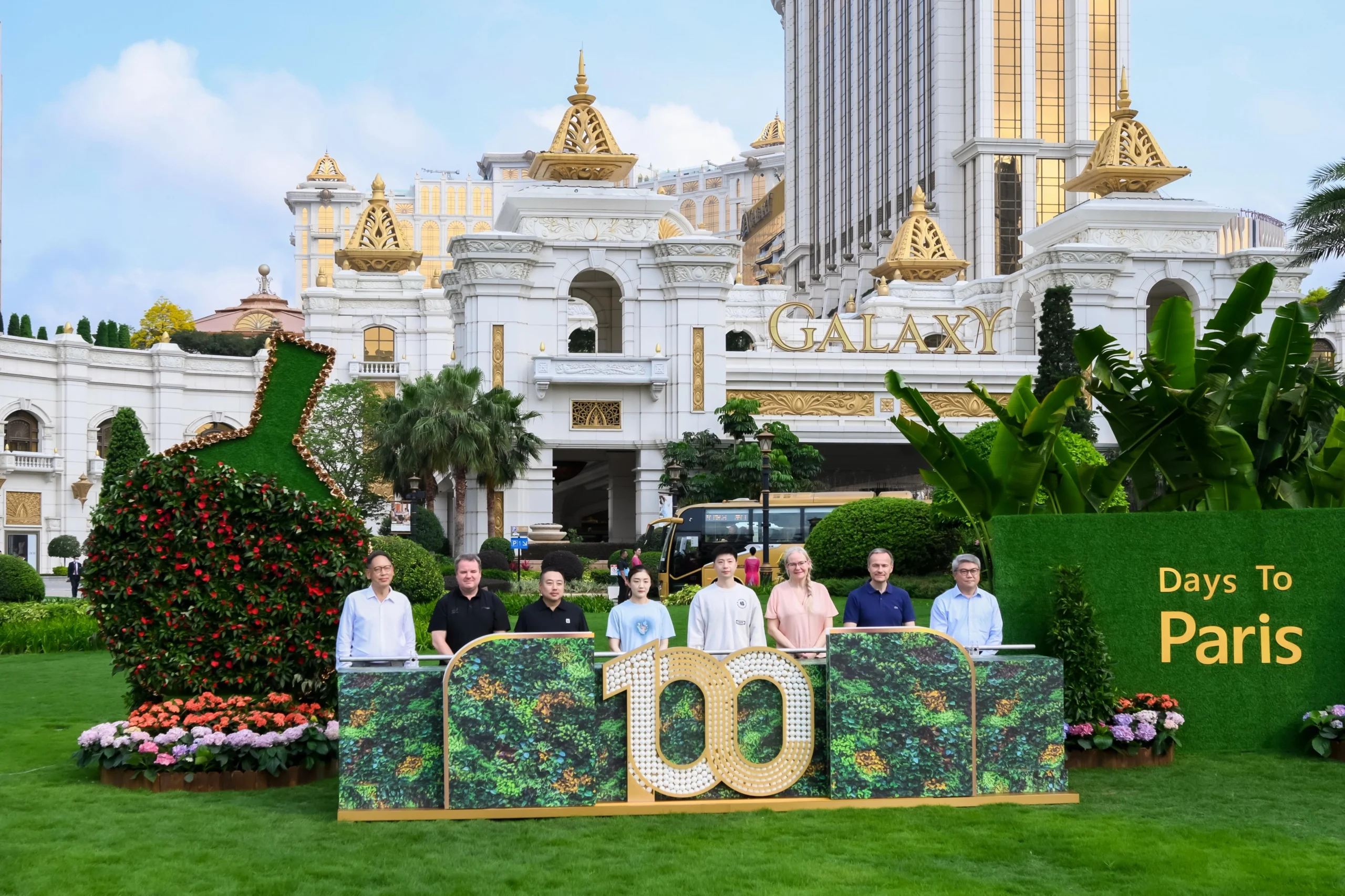 GEG organiza a cerimónia "100 dias para Paris" no Galaxy Macau